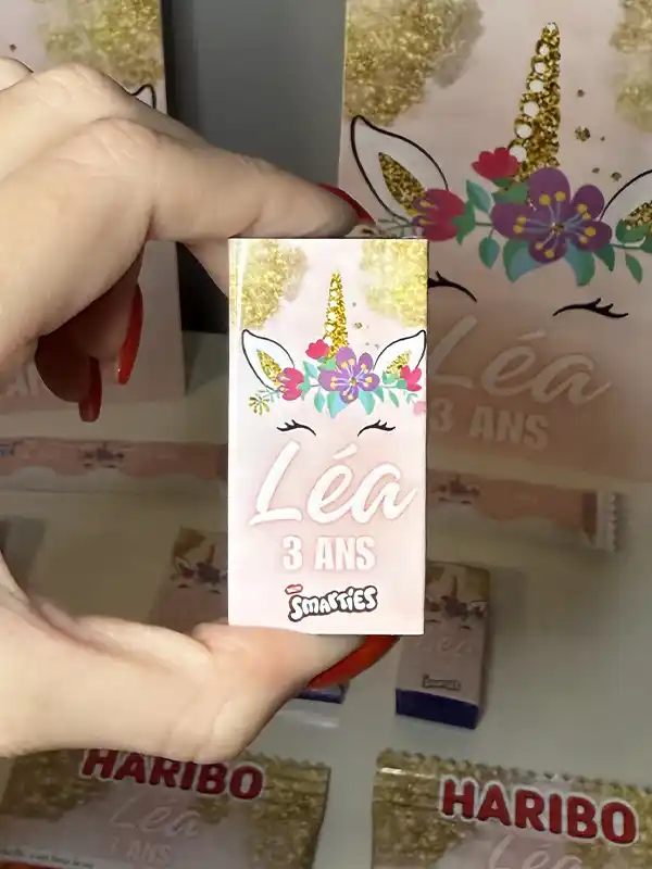 Smarties personnalisé