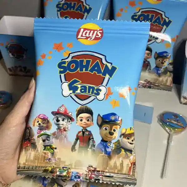 Paquet de chips personnalisé