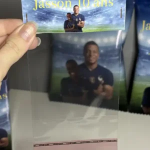 Sac plastique personnalise theme Kyllian Mbappé
