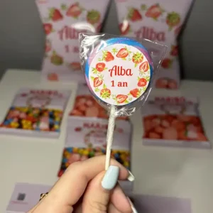 Sucette de foraine personnalisée