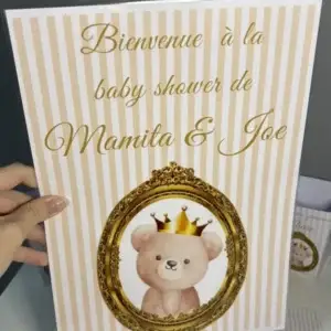Affiche A4 plastifiée personnalisée